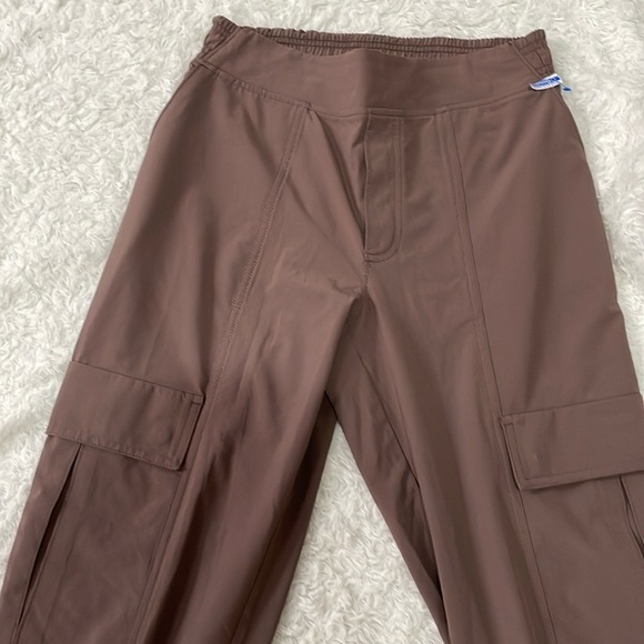Athleta Brown Track Joggers Relaxed Fit - Picture 10 of 13